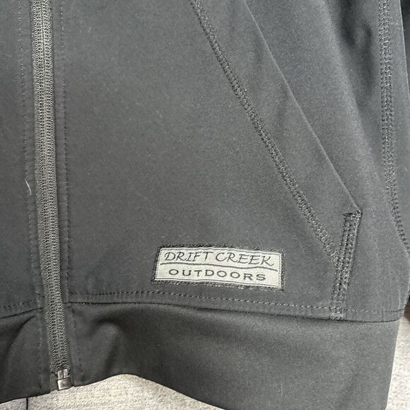 Drift Creek Outdoors Alaska Black jacket women’s large Hooded - Picture 3 of 9